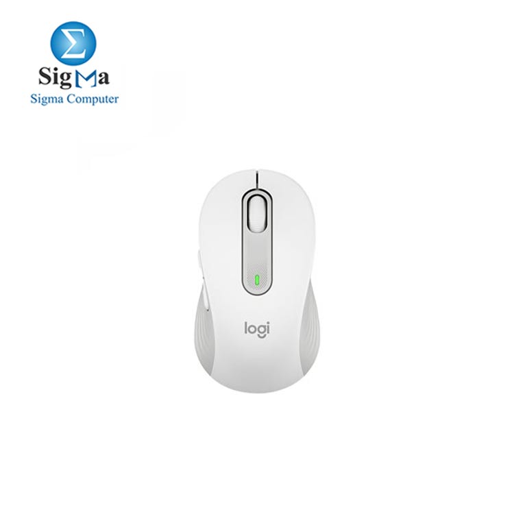 LOGITECH MOUSE M650L Signature Bluetooth Mouse  OFF WHITE LEFT-910-006240