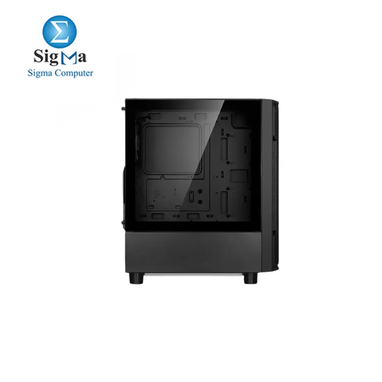 GAMDIAS ATHENA M6 LITE Black Mid Tower  ATX M-ATX ITX  4x ARGB PWM fans  supports 360mm radiator  190mm CPU cooler  340mm GPU  USB 3.0  tempered glass  6-port ARGB hub