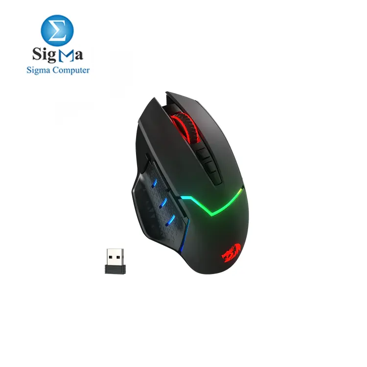  Redragon M690 PRO Wireless Gaming Mouse  8000 DPI Wired Wireless Gamer Mouse w  Rapid Fire Key  8 Macro Buttons  Ergonomic Design for PC Mac Laptop