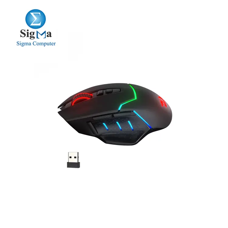  Redragon M690 PRO Wireless Gaming Mouse  8000 DPI Wired Wireless Gamer Mouse w  Rapid Fire Key  8 Macro Buttons  Ergonomic Design for PC Mac Laptop