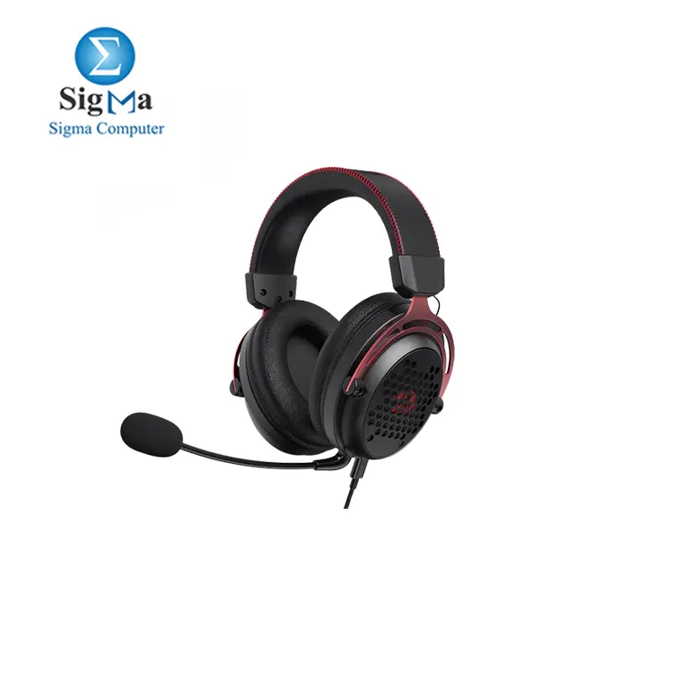 Redragon H386 Diomedes Wired Gaming Headset - 7.1 Surround Sound - 53MM Drivers - Detachable Microphone - Multi Platforms Headphone