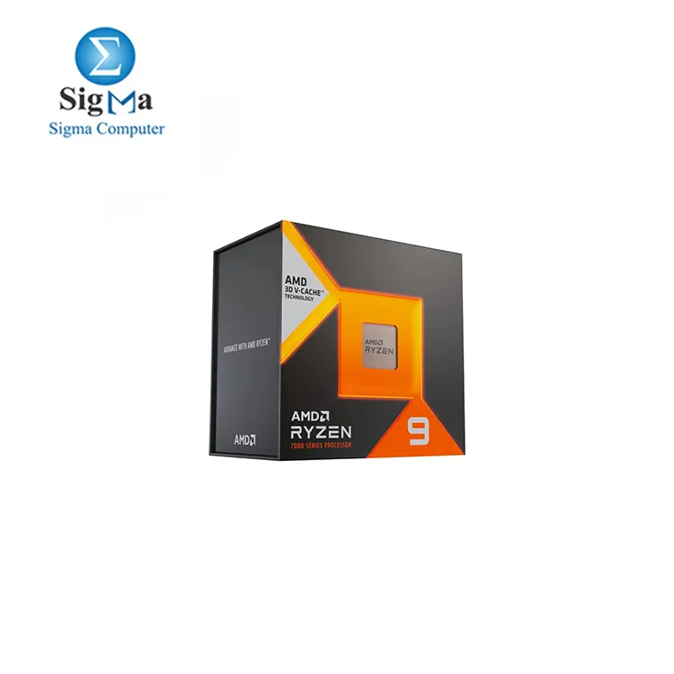 CPU-AMD-RYZEN 9-7900X3D 12 Core 24 Threads 4.4 GHz  5.6 GHz Turbo  Socket AM5 LGA 1718 Processor