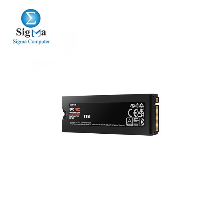 SAMSUNG 990 PRO PCIe®4.0 NVMe™ SSD 1TB (Heatsink)
