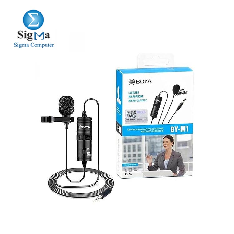 BOYA MIC Omnidirectional Lavalier Microphone - BY-M1