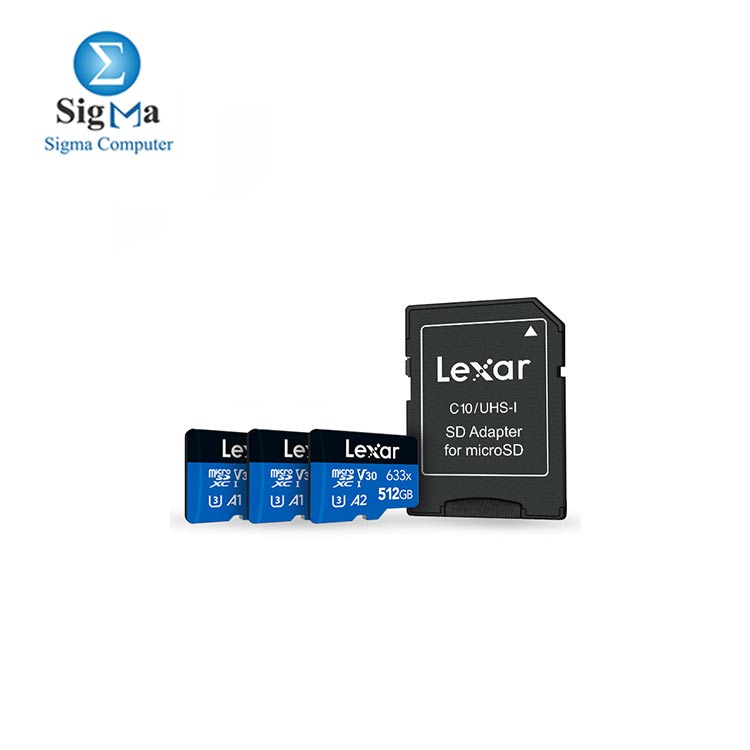 LEXAR CARD MEMORY 64G 100MB V30 MICRO ADAPTER 633