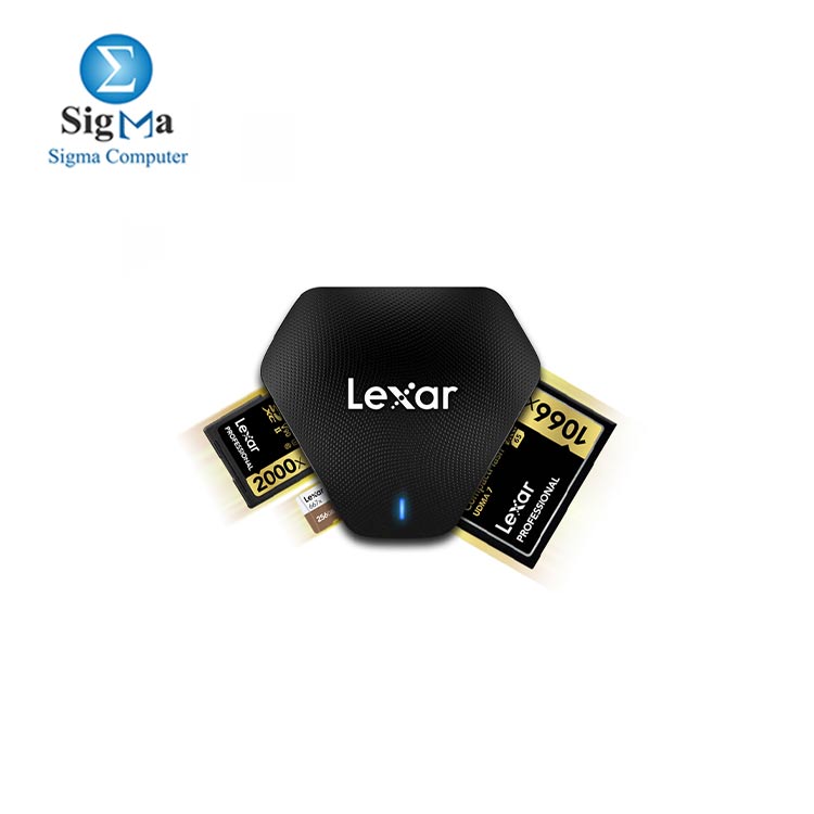  LEXAR  LRW500URB  Professional Multi-Card 3-In-1 USB 3.1 Reader pro-multi-card-usb-3.1-reader