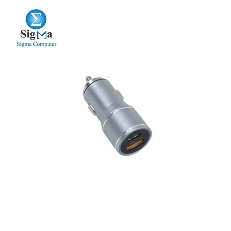 GENERAL PLUG YS1204 CAR CHARGER - POWER ESSENTIAL USBA+USBC.