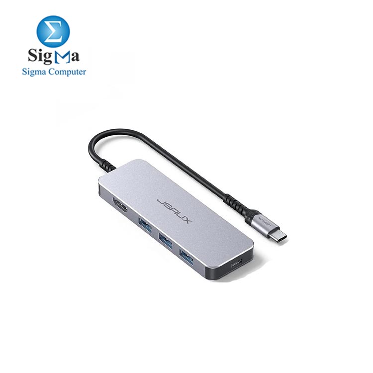 JSAUX HB0501 USB-C 5 IN 1 MultiFunction USB C Adapter