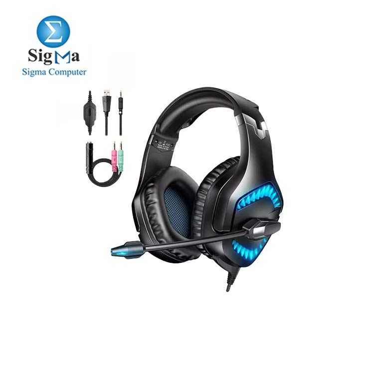  RUNMUS K1B PRO Gaming Headset Blue LED