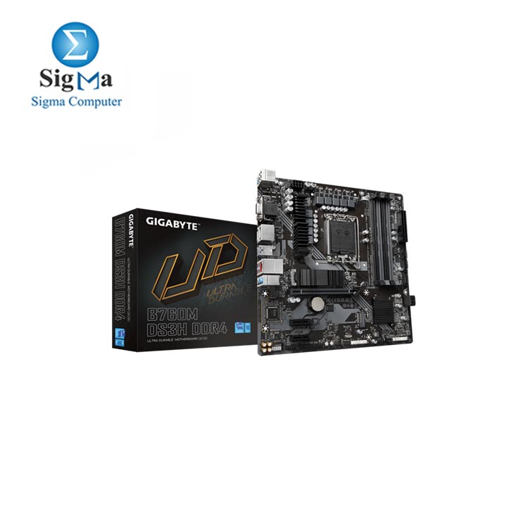 GIGABYTE Motherboard INTEL B760M DS3H DDR4