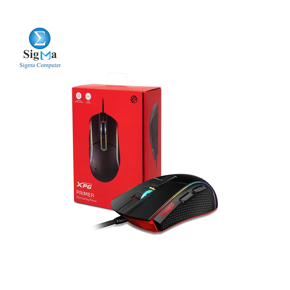 XPG MOUSE PRIMER-BKCWW RGB GAMING MOUSE