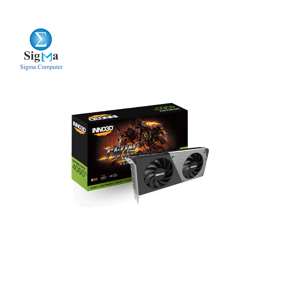 INNO3D RTX 4060 Ti 8GB TWIN X2 (2535MHz 18Gbps)8GB GDDR6 128-bit DP+DP+DP+HDMI VA53N,AD1066711)