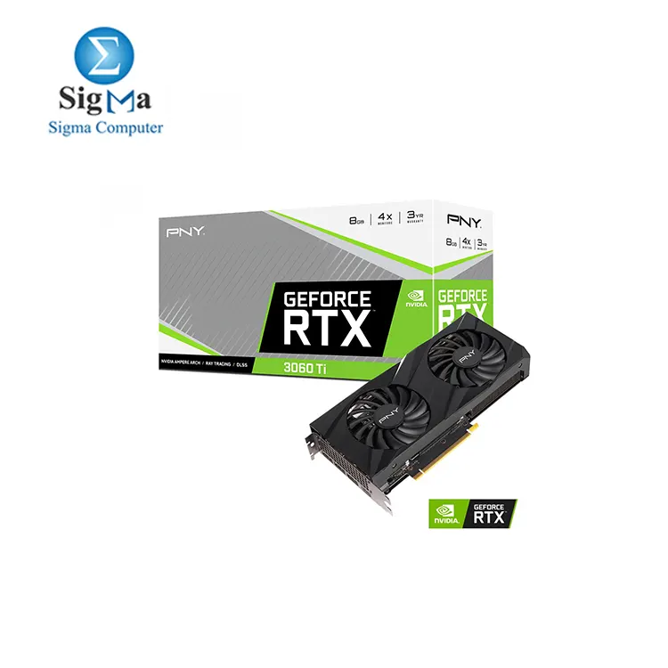 PNY GeForce RTX 3060 Ti 8GB VERTO Dual Fan LHR PNY GeForce RTX 3060 Ti 8GB VERTO Dual Fan LHR