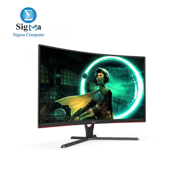 Monitor AOC C32G3E 31.5 Inch Gaming Monitor 1920x1080 165Hz VA  1ms 120sRGB - 93 DCI-P3 -1000R-Curved