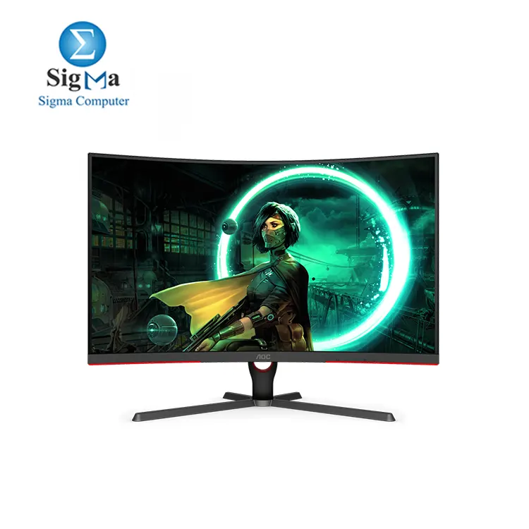 Monitor AOC C32G3E 31.5 Inch Gaming Monitor 1920x1080 165Hz VA  1ms 120sRGB - 93 DCI-P3 -1000R-Curved