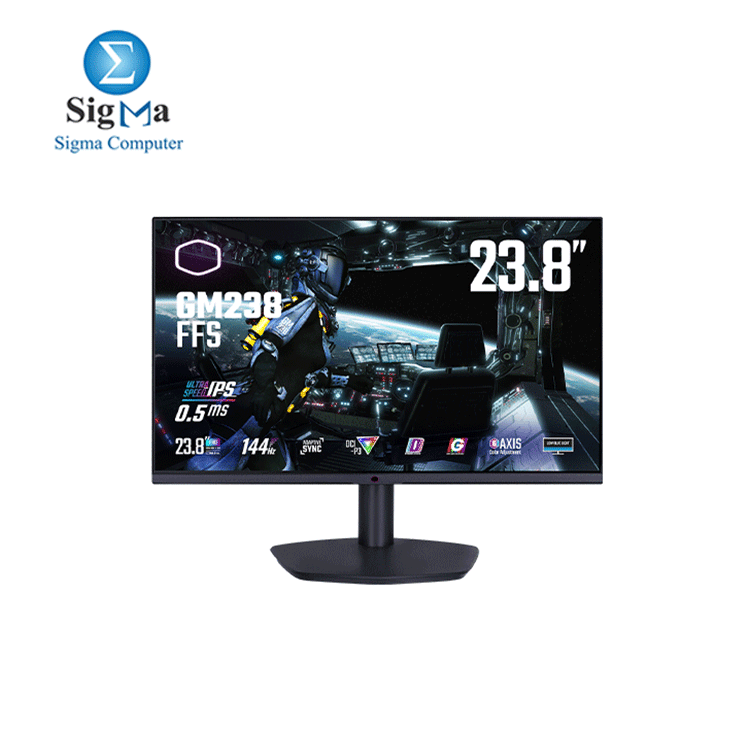 Monitor Cooler Master GM238-FFS 24 inch Gaming Monitor 1920x1080 144Hz IPS 0.5ms 120 sRGB