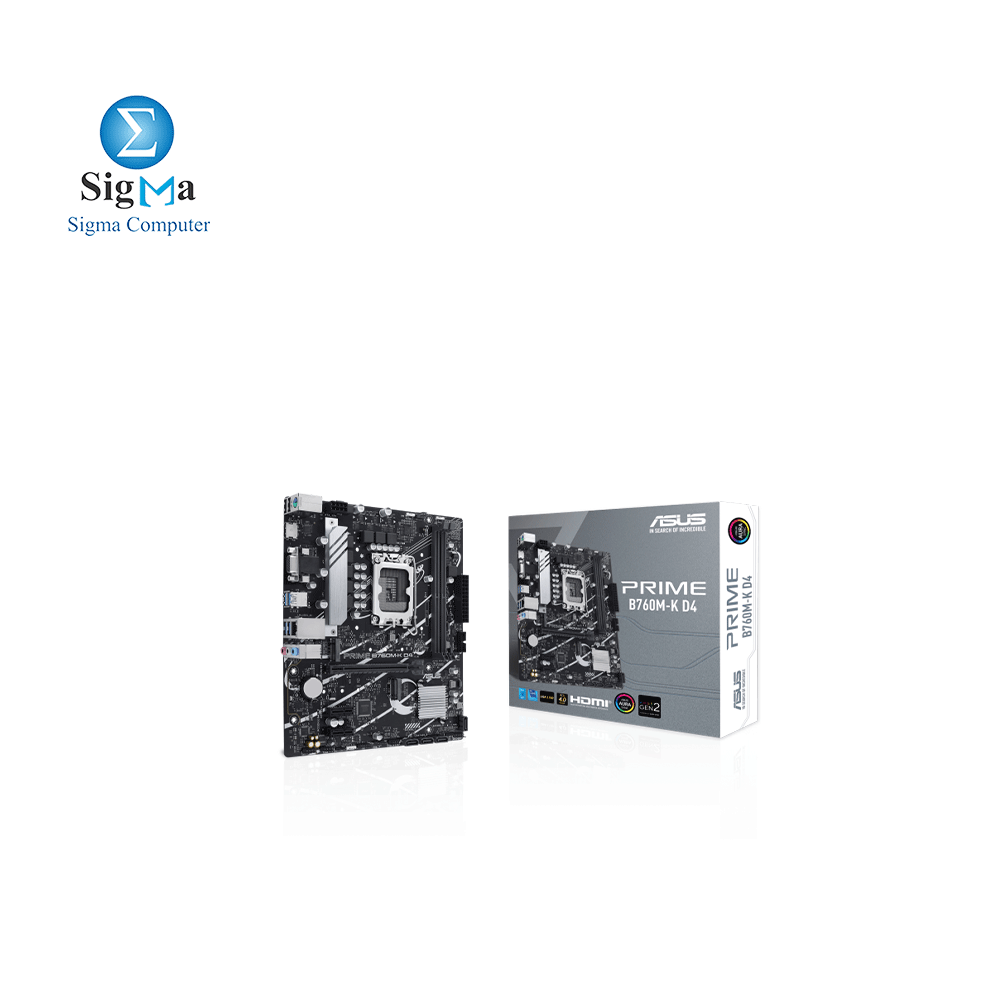 ASUS INTEL-PRIME B760M-K D4/LGA1700,B760,USB3.2 GE .