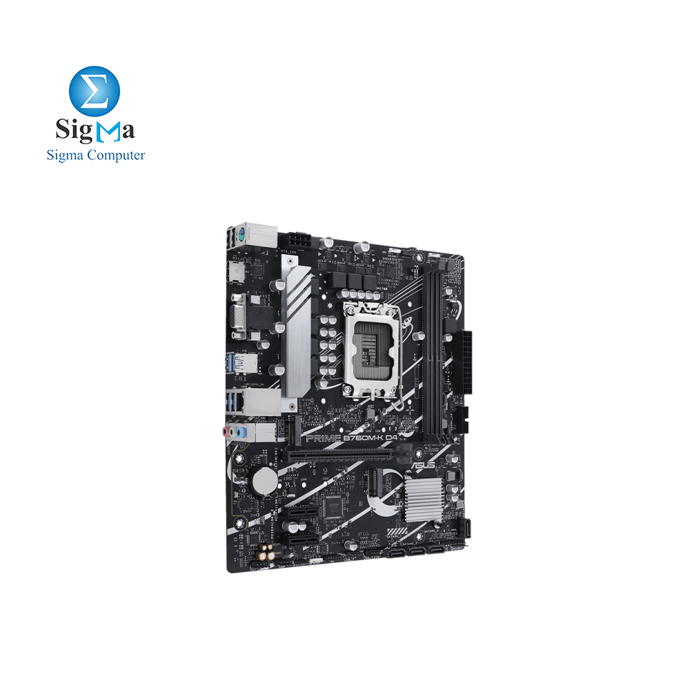 ASUS-INTEL-PRIME B760M-K D4 Socket LGA 1700 Motherboard