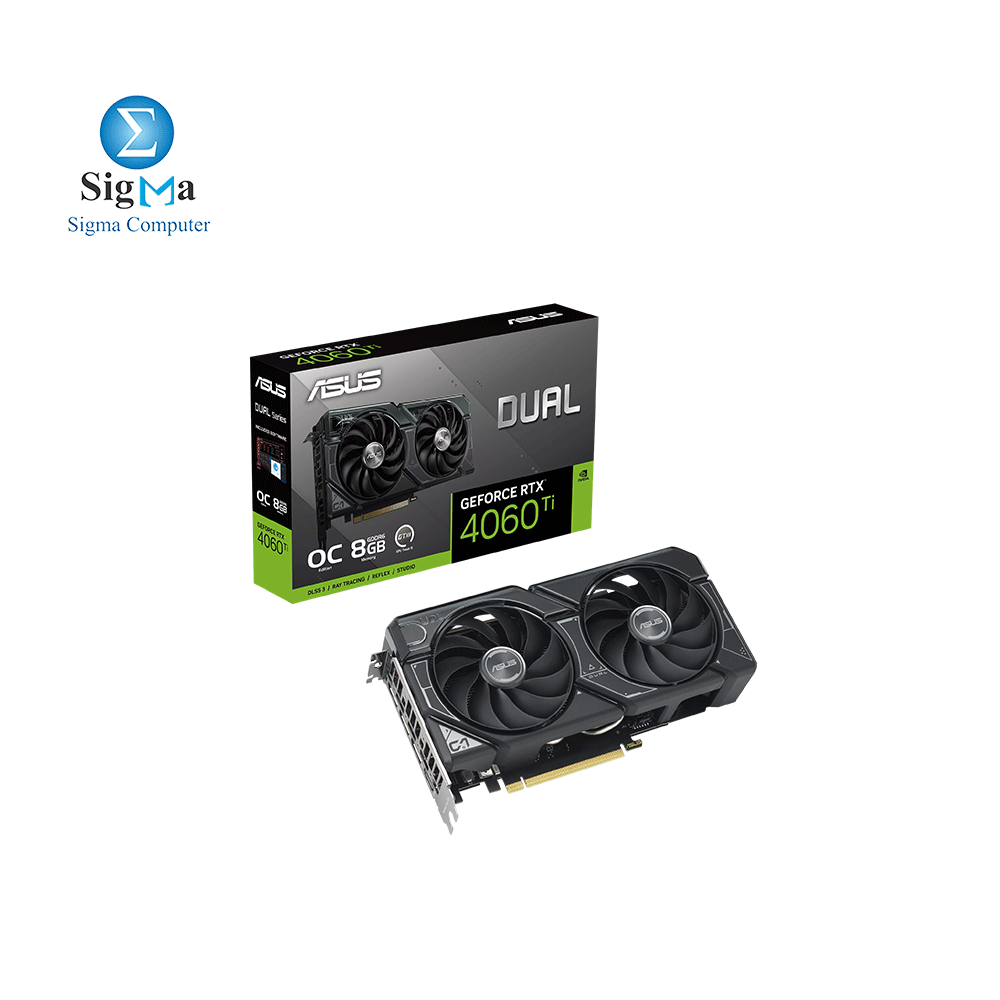 ASUS DUAL GeForce RTX™ 4060 Ti OC Edition 8GB GDDR6