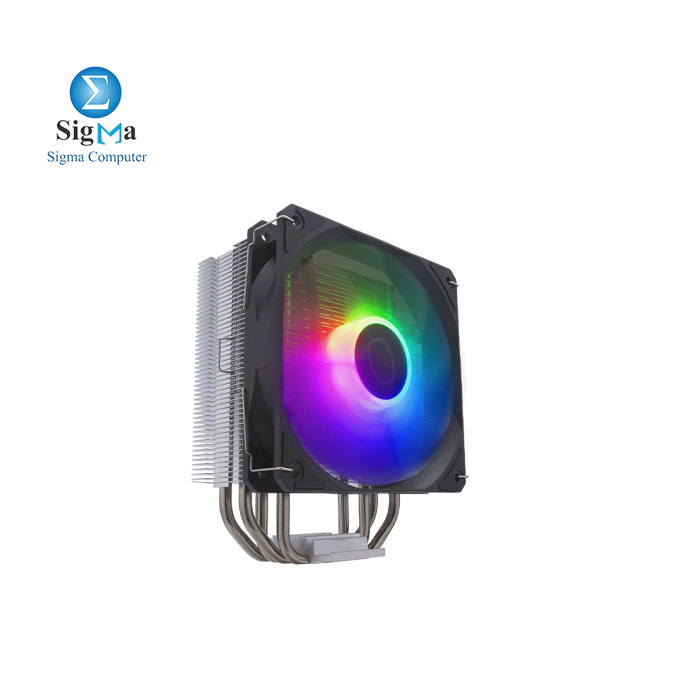 COOLER MASTER Air Cooler HYPER 212 SPECTRUM V3 RGB-4 Heat Pipes-1800 RPM-RR-S4NA-17PA-R1