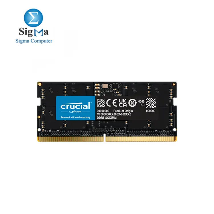 Crucial 16GB DDR5 5200MHz SODIMM CL42.