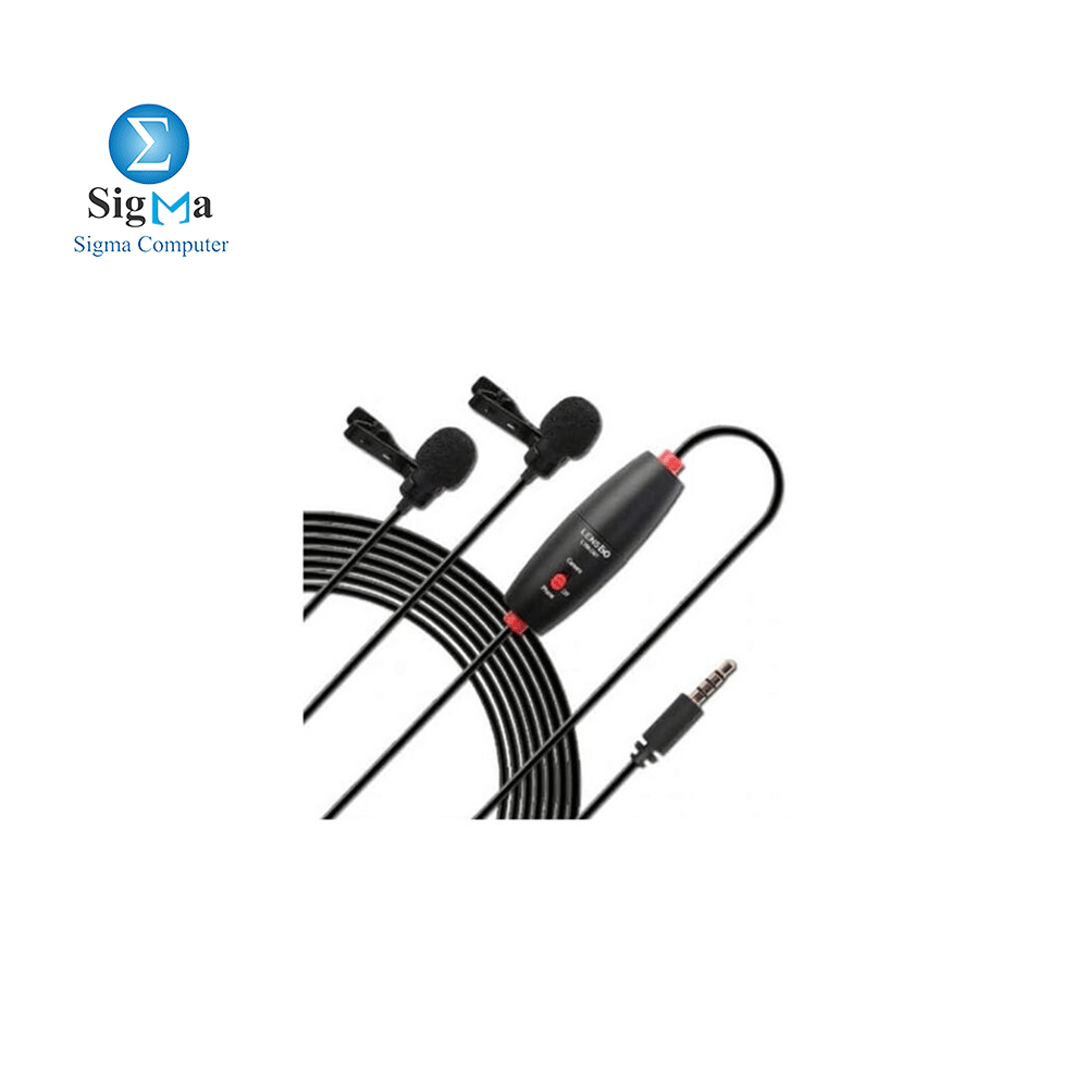 LENSGO LYM-DM1D Dual Mini Lavalier Microphone