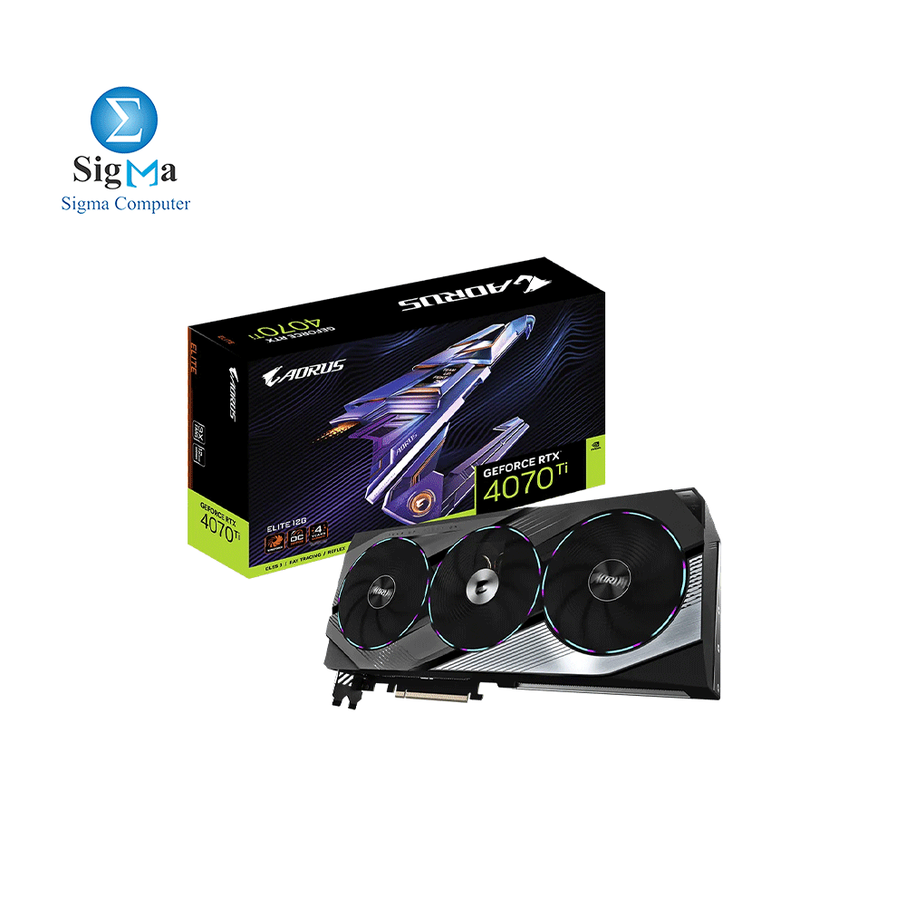 GIGABYTE RTX4070TI AORUS ELITE 12GB DDR6X  Triple Fan  GV-N407TAORUS E-12GD