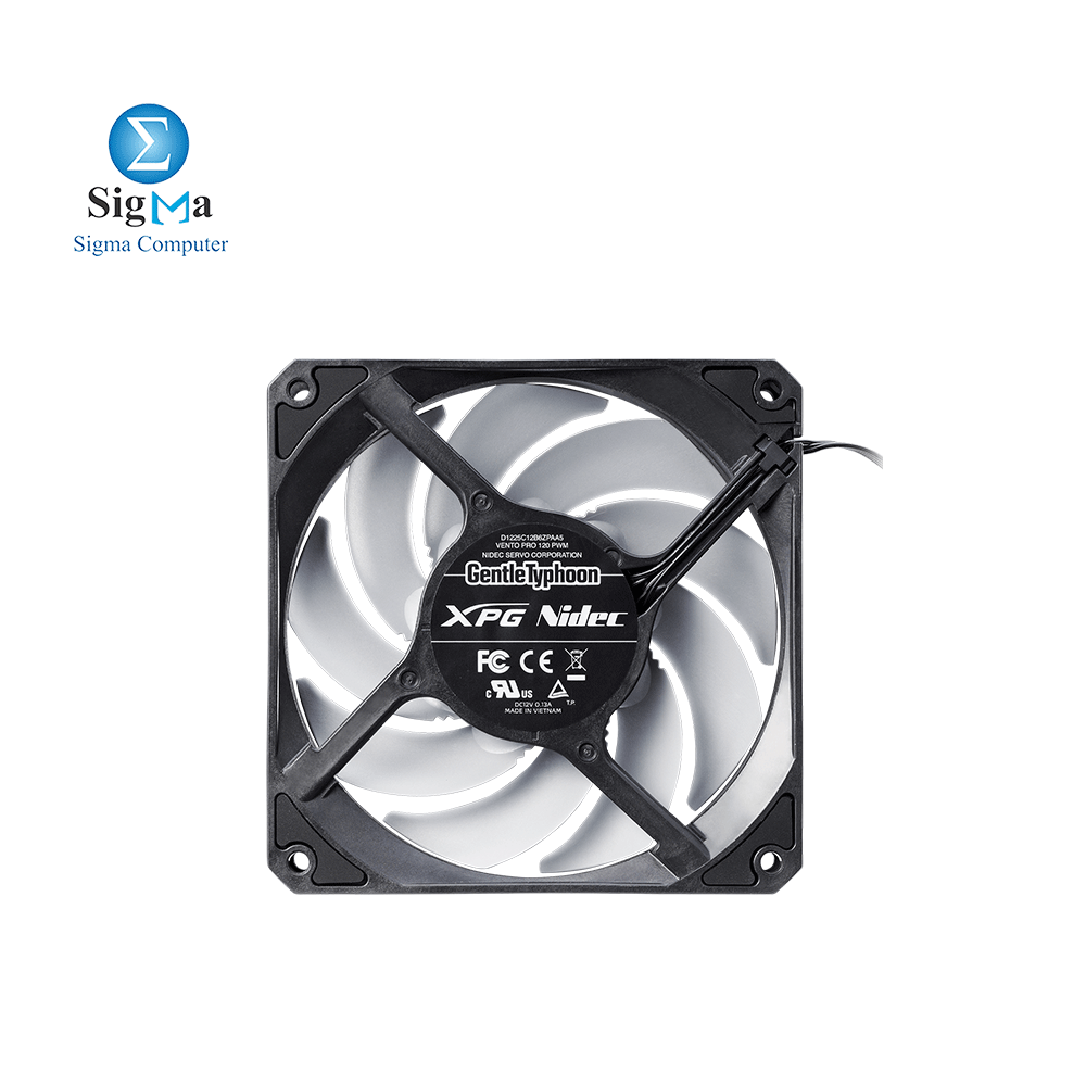  XPG FAN VENTO PRO 120 PWM-BCKWW EXTREME PERFORMANCE COOLING FAN