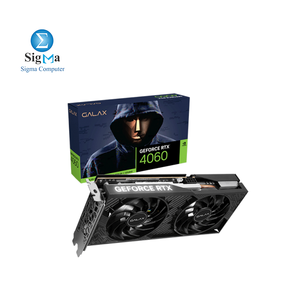 GALAX GeForce RTX™ 4060 1-Click OC 2X 8GB GDDR6 128-bit/DP*3/HDMI 2.1/DLSS 3