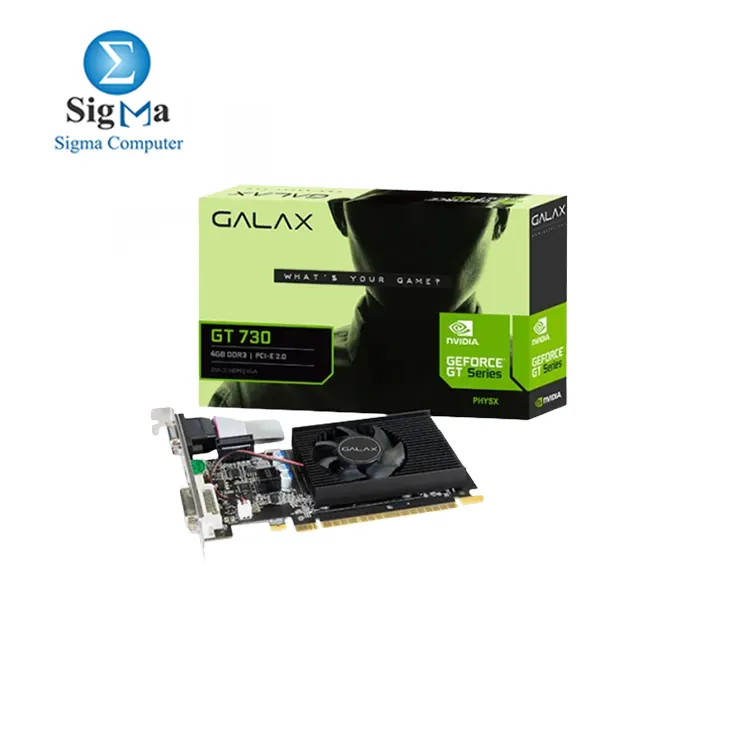 GALAX GeForce GT 730 4GB DDR3 4GB DDR3 128-Bit HDMI - DVI - VGA