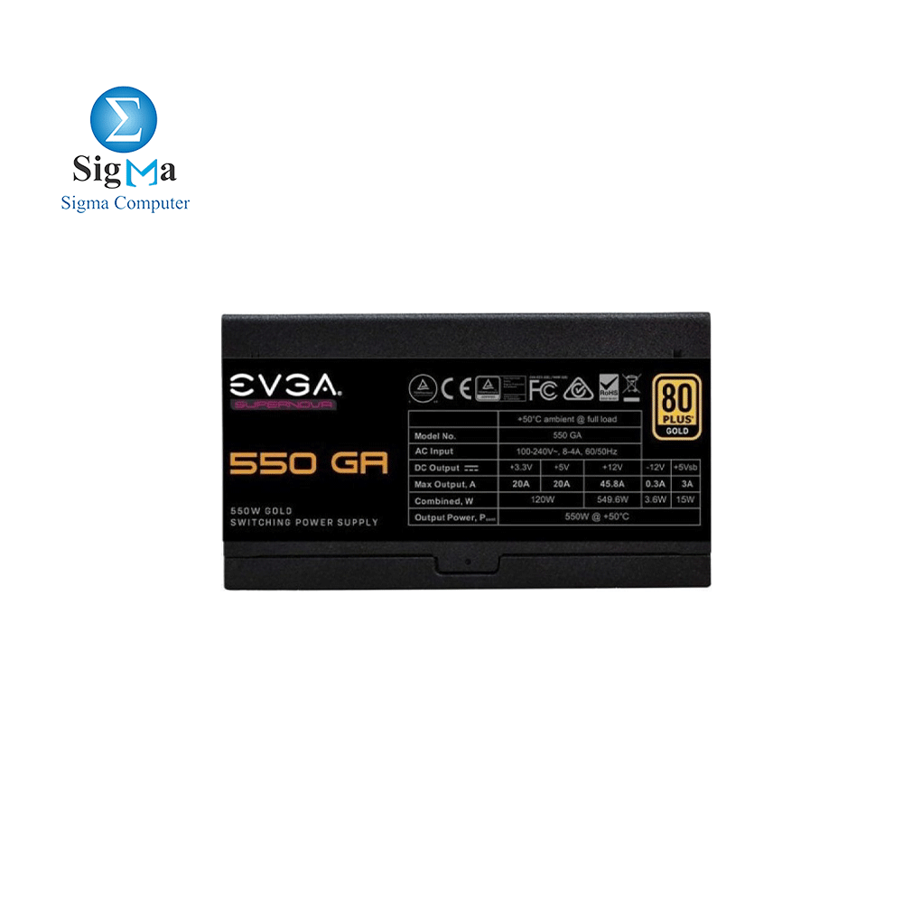 EVGA Supernova 550W 80  Power Supply Gold Fully Modular  220-GA-0550-X2 