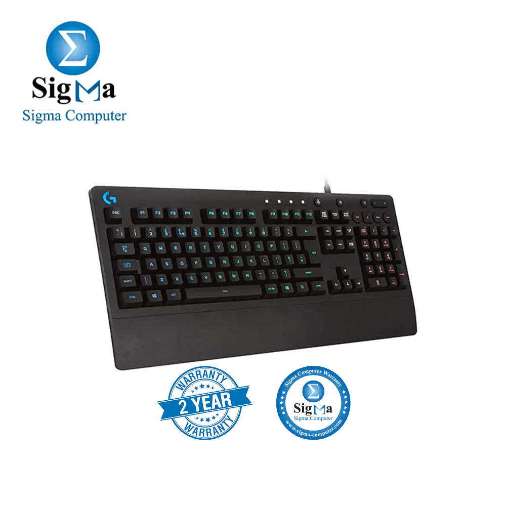 Logitech G213 Prodigy RGB Gaming Keyboard - Black - 920-008093