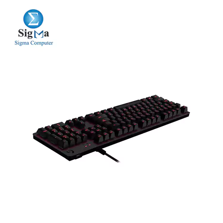 Logitech G413 Backlit Mechanical Gaming Keyboard with USB Passthrough     Carbon - Romer-G Tactile
