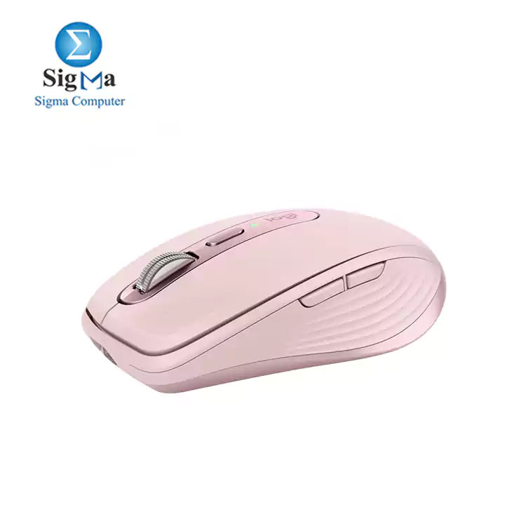 Logitech MX Anywhere 3 Compact Performance Mouse  Wireless  Comfort  Fast Scrolling ROSE - 910-005990