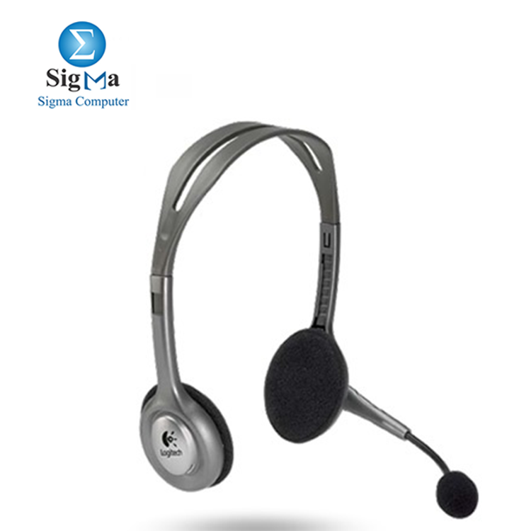 Logitech H111 Stero Headset Noise Cancelling Microphone Full Stereo Sound - 981-000593