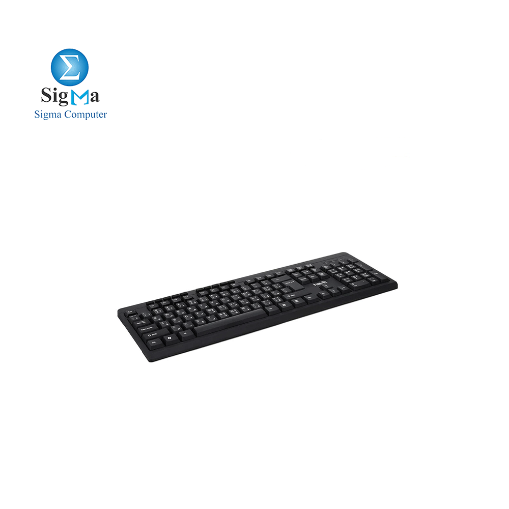 HAVIT HV-KB673  ARABIC   ENGLISH  KEYBOARD WITH FN FUNCTION KEYS BLACK