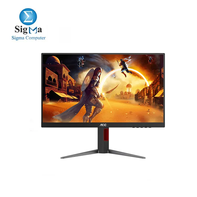 AOC 27G4 Gaming Monitor- 27 INCH – IPS – FHD Display, 180Hz – 1ms(GtG) – HDR10 – Adaptive Sync, 16.7 M Display Colors – Adjustable Stand