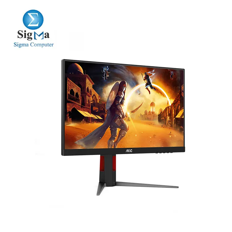 AOC 27G4 Gaming Monitor- 27 INCH – IPS – FHD Display, 180Hz – 1ms(GtG) – HDR10 – Adaptive Sync, 16.7 M Display Colors – Adjustable Stand