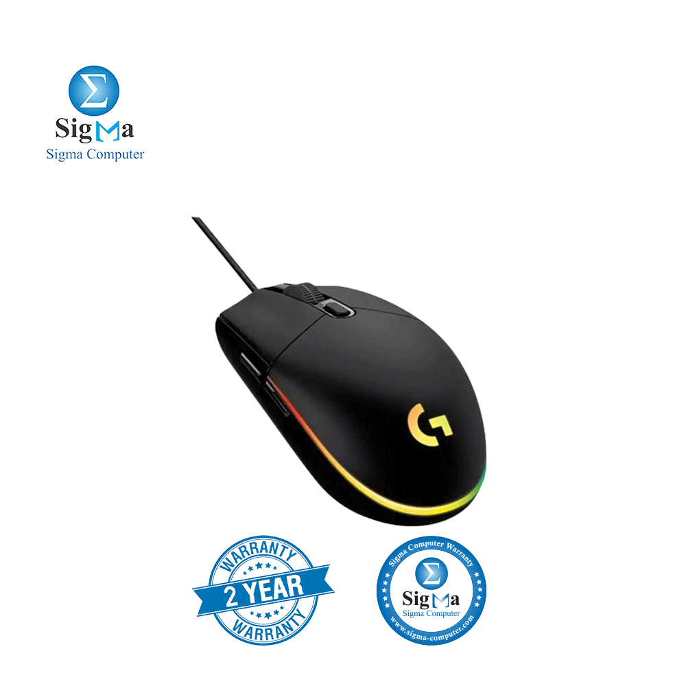 Logitech G102 Light Sync Gaming Mouse Black
