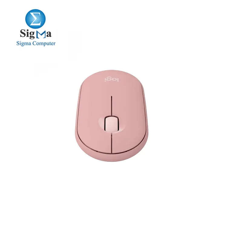 LOGITECH PEBBLE 2 M350S MOUSE AMBIDEXTROUS RF WIRELESS   BLUETOOTH OPTICAL 4000 DPI Tonal ROSE