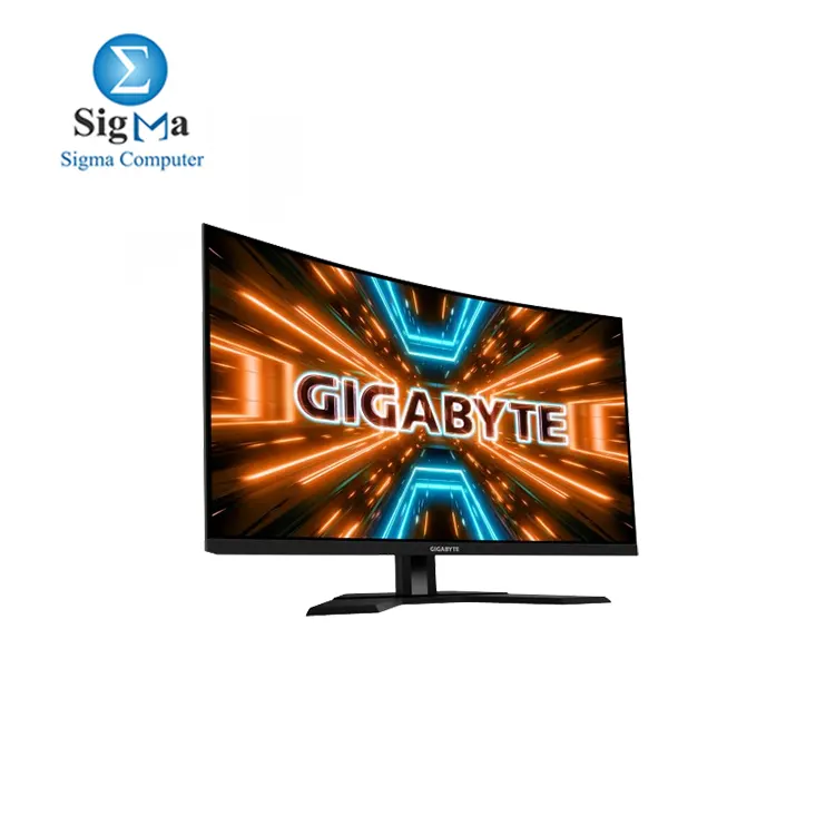 GIGABYTE MONITOR M32QC-EK-32inch - QHD 2560 x 1440 - 1MS - 165Hz -170HZ OC FreeSync Curved Gaming Monitor 