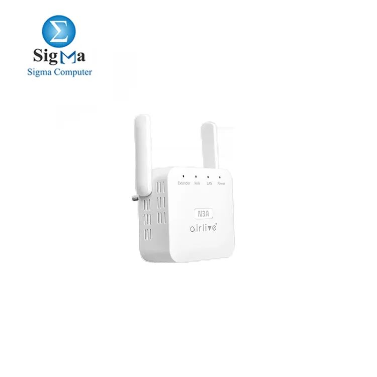 AirLive N3A Wi-Fi Range Extender 2 Antenna 300Mbps