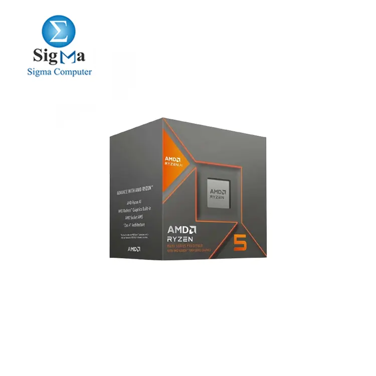 AMD Ryzen 5 8600G 6-Core 4.3 GHz Socket AM5 65W AMD Radeon 760M Processor