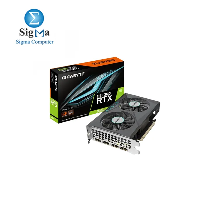 Gigabyte GeForce RTX™ 3050 EAGLE OC 6G.