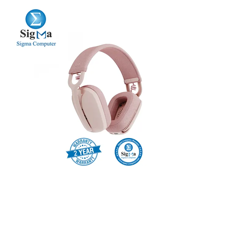 LOGITECH-ZONE Vibe 100 Bluetooth Headset  - ROSE-981-001224