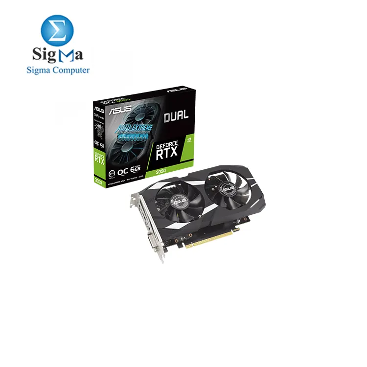 ASUS Dual GeForce RTX    3050 OC Edition 6GB GDDR6