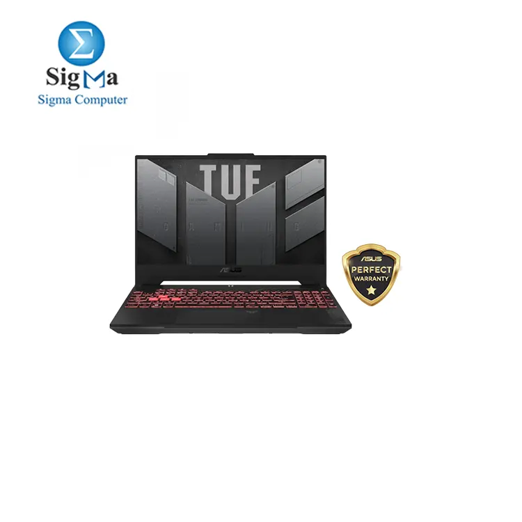 Asus TUF Gaming A15 FA507NU-LP007W - AMD Ryzen 5 7535HS - NVIDIA GeForce RTX 4050 6GB - 8GB DDR5-4800 - 512GB PCIe 4.0 NVMe - 15.6 FHD 144Hz - WIN 11   TUF Gaming VP4700 Backpack.