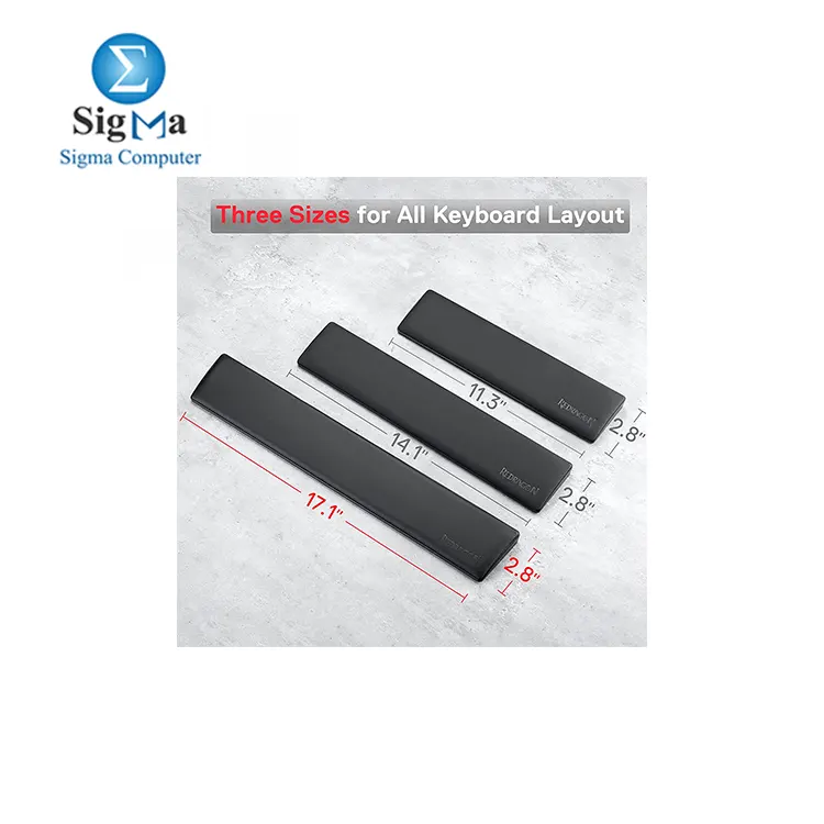REDRAGON P037 Meteor L Keyboard Memory Foam Wrist Rest Pad (Full Size)
