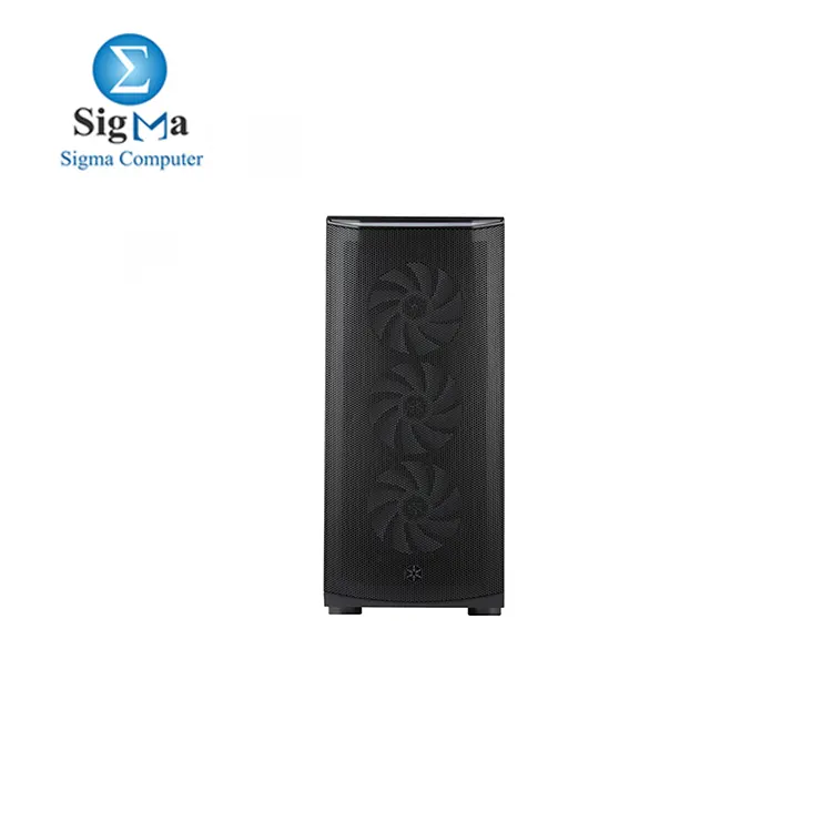 SilverStone Technology FARA 512Z High Airflow ATX Mid-Tower Chassis with Dual Radiator Support   ARGB Lighting And 3 Fans ARGB  SST-FA512Z-BG 