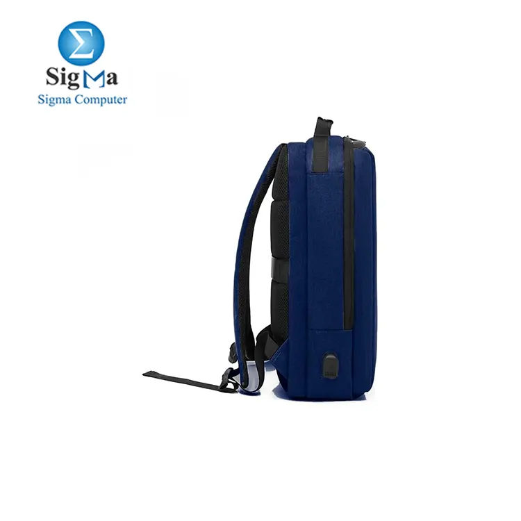 COUGAR-EGY  8000  backpack for men bags for school laptop backpack - waterproof backpack for a 15.6 -inch laptop with a USB port and tow way handle  - blue